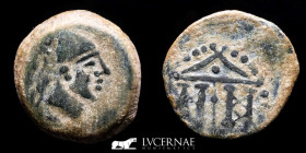 Malaca Bronze Quadrans 3.63 g. 18 mm. Hispania, Malaga I century Good very fine (MBC+)
