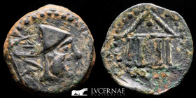 Malaca Bronze Quadrans 4,64 g. 17 mm. Hispania, Malaga I century Good very fine (MBC+)