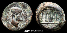 Malaca Bronze Quadrans 4,50 g. 18 mm. Hispania, Malaga I century Good very fine (MBC+)