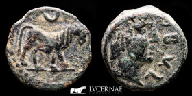 Ancient Hispania, Obulco bronze Semis 5,25 g. 19 mm Hispania 1st. century BC. good very fine