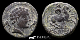Secaisa bronze As 6.73 g. 22 mm. Hispania, Segeda 120-20 B.C. Good very fine (MBC+)