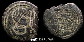 Vlia - Ancient Hispania Bronze As 15.94 g., 31 mm. Ulia 50 BC Good very fine