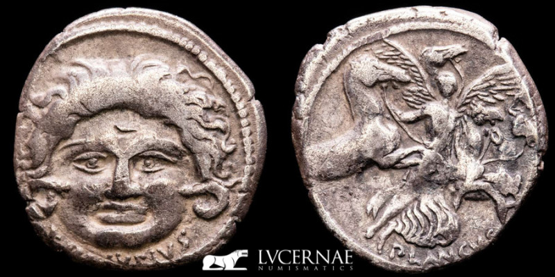 Roman Republic - Plautius Plancus.
Silver denarius (3.72 g. 20 mm), minted in Ro...