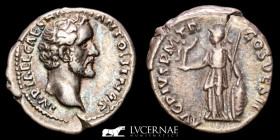 Antoninus P. Silver Denarius 3.45 g., 19 mm. Rome 138 AD nEF