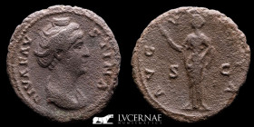Diva Faustina Bronze As 9.30 g., 28 mm. Rome +141 A.D. Good very fine