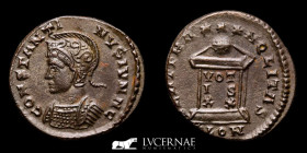 Constantine II Æ Bronze Follis 3.21 g., 20 mm. Londinum 320 Good very fine (MBC)