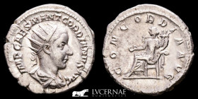 Gordian III Silver Antoninianus 4,32 g, 24 mm. Antioch 238-244 AD. AU