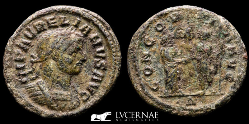 Roman Empire. - Aurelian (270-275 A.D.)
Æ As (6.73 g. 26 mm.). Rome, AD 274. 

I...