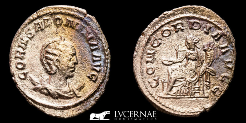 Roman Empire - Gallienus (253-268 AD) for Salonina (253-260 A.D.) silver antonin...