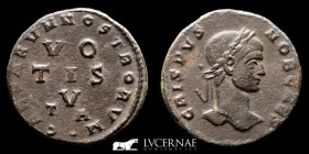 Crispus Bronze Æ Follis 2.97 g. 21 mm. Arles 310-337 AD nEF