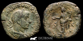 Volusian 251-253 A.D. Bronze Sestertius 15.63 g. 28 mm. Rome 251/3 AD. gVF