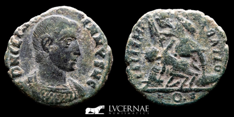 Roman Empire - Julian II (The Philophoser) as Caesar, Bronze follis (2,52 g. 18 ...