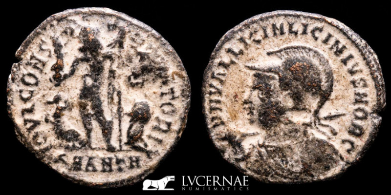 Roman Empire - Licinius II Caesar. Bronze follis (2,97 g., 20 mm). Minted in Ale...