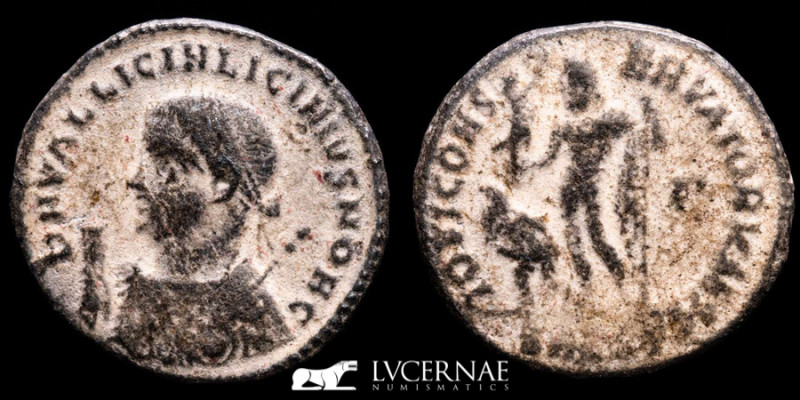 Roman Empire - Licinius II Caesar. Bronze follis (2.54 g., 19 mm.). Minted in Al...