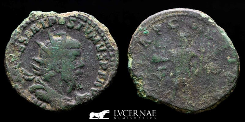 Roman Empire - Postumus (260-269 A.D.) Æ dupondius, (12.19 g., 31 mm.). Lyons , ...