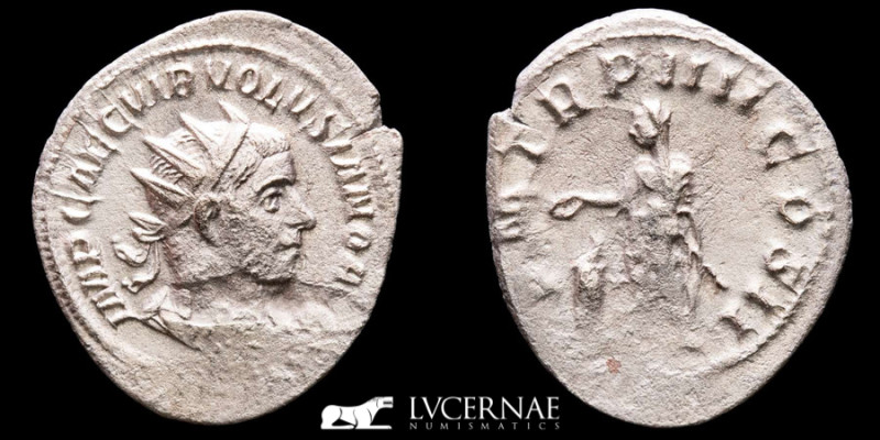 Roman Empire - Volusianus. (A.D. 251-253.) Silver antoninianus (2,42 g., 24 mm)....