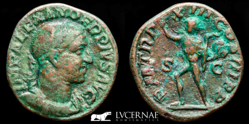 Roman Empire - Severus Alexander, 222-235 A.D.
Sestertius (20.89 g. 30 mm.) Rome...