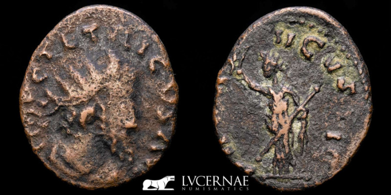 Roman Empire - Tetricus I, usurper in Gaul, (271-274 A.D.) 
Imitative barbarous ...