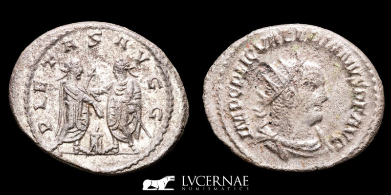 Roman Empire - Valerian I. (A.D. 253-260.)
Silver antoninianus (4.19 g., 23 mm.)...