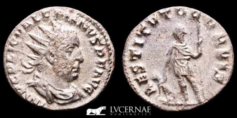 Roman Empire - Valerian I (253-260 A.D.) silver antoninianus (3,05 g., 20 mm.). ...