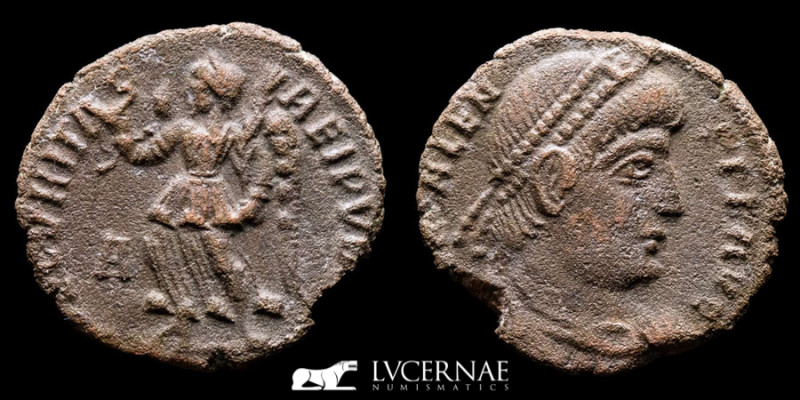 Roman Empire - Valens (364-378 A.D.), bronze follis (2.09 g. 17 mm.). Siscia min...