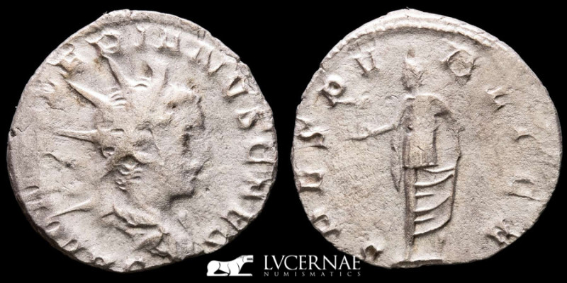 Roman Empire - Valerianus I (A.D. 253-260) silver antoninianus (3,06 g 21 mm.). ...