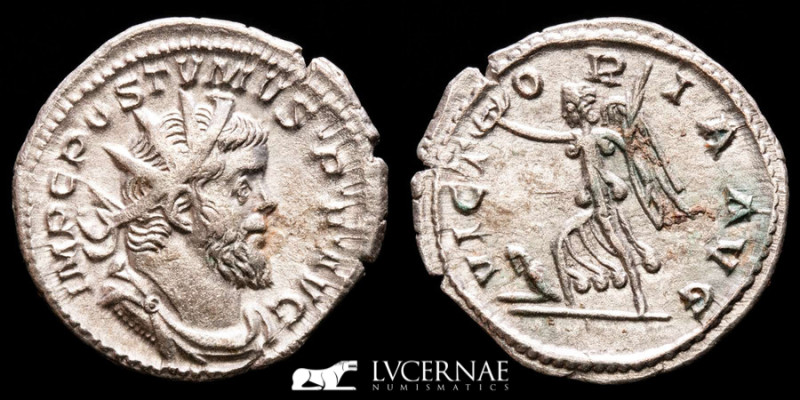 Roman Empire - Postumus (260-269 A.D.). Silvered antoninianus (3,45 g., 22 mm.) ...