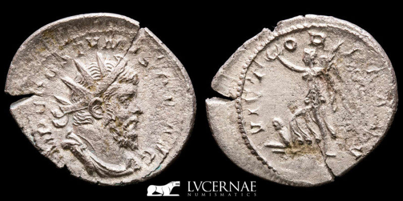 Roman Empire - Postumus (260-269 A.D.). Silver antoninianus (4.31 g., 25 mm.) Tr...