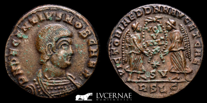 Roman Empire - Decentius caesar, (350-353 A.D.) 
Bronze maiorina (5.15 g. 21 mm....