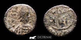Visigoths Bronze Nummus 0.53 g. 9 mm Hispalis - Seville 7th century Good Very fine