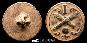Independence War Bronze button 22 mm 1808-1814 Good fine