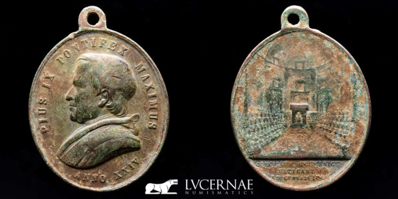 Religious Medal. Vatican. Pius IX (1846-1870)

1869.

PIUS IX PONTIFEX MAXIMIMUS...