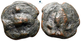 Apulia. Luceria circa 217-212 BC. Cast Uncia Æ