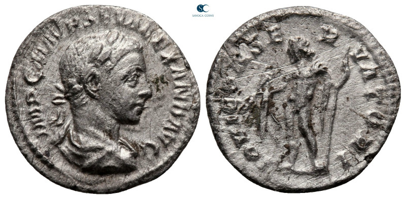 Severus Alexander AD 222-235. Rome
Denarius AR

19 mm, 2,07 g



nearly v...