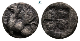 Thrace. Abdera circa 475-450 BC. Obol AR