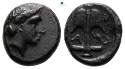 Thrace. Apollonia Pontica circa 405-330 BC. Bronze Æ