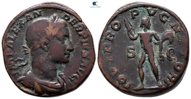 Severus Alexander AD 222-235. Rome
Sestertius Æ

30 mm, 23,23 g



nearly...