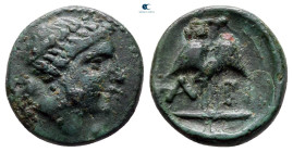 Thrace. Apollonia Pontica circa 405-330 BC. Bronze Æ