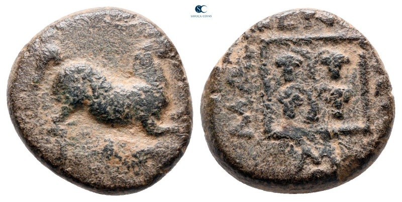 Thrace. Maroneia circa 398-348 BC. 
Bronze Æ

14 mm, 2,87 g



nearly ver...