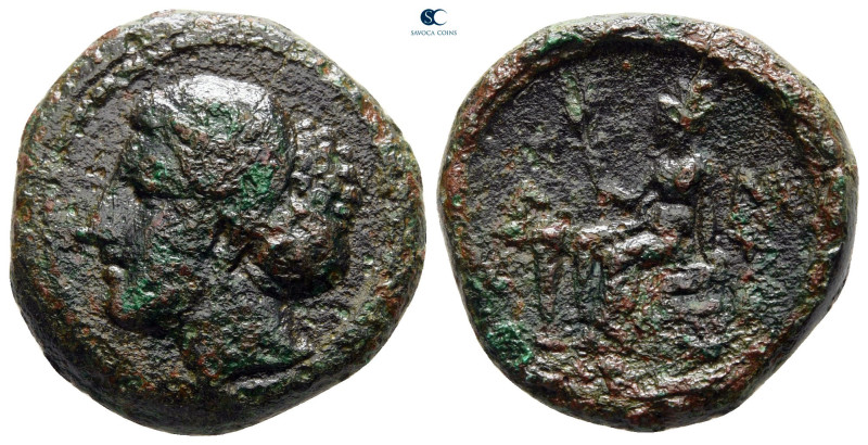 The Thracian Chersonese. Sestos circa 300 BC. 
Bronze Æ

21 mm, 8,87 g


...