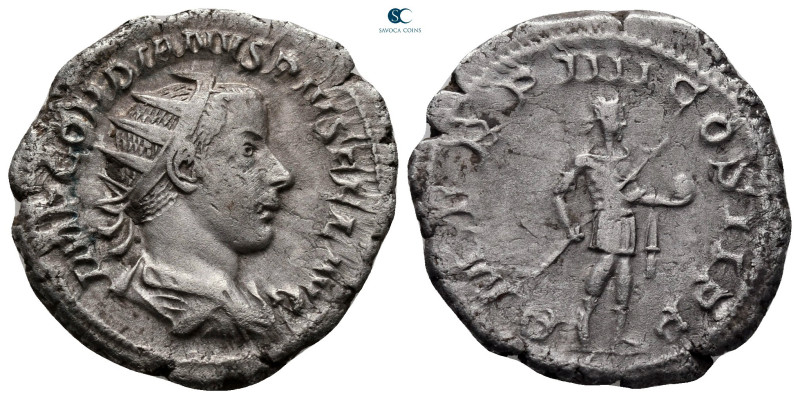 Gordian III AD 238-244. Rome
Antoninianus AR

23 mm, 4,56 g



very fine