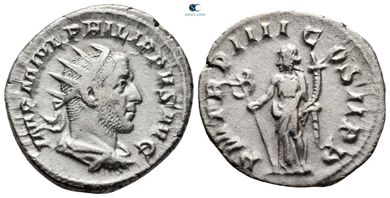 Philip I Arab AD 244-249. Rome
Antoninianus AR

22 mm, 4,56 g



very fin...