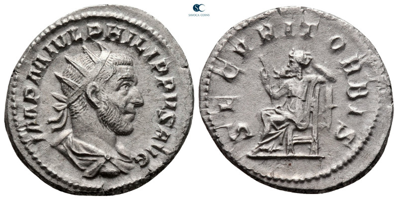 Philip I Arab AD 244-249. Rome
Antoninianus AR

23 mm, 3,72 g



good ver...