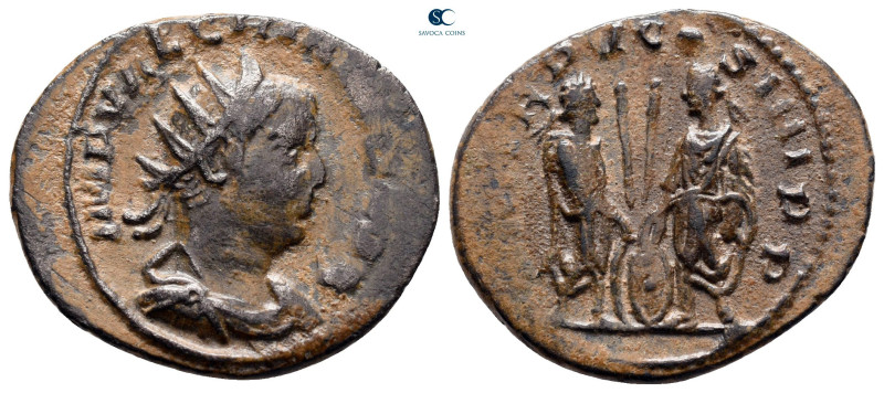 Valerian I AD 253-260. Samosata
Billon Antoninianus

23 mm, 3,64 g



ver...