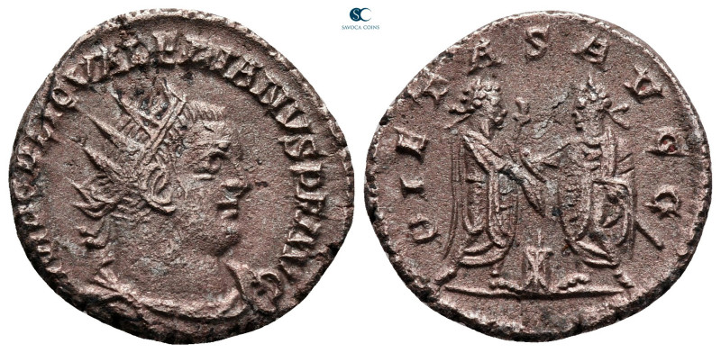 Valerian I AD 253-260. Samosata
Billon Antoninianus

19 mm, 2,69 g



ver...