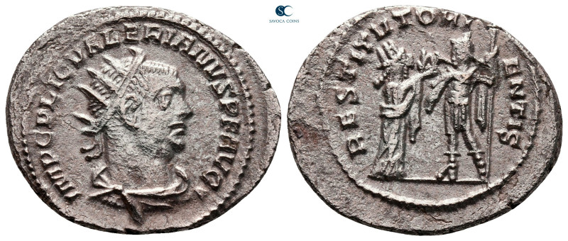 Valerian I AD 253-260. Samosata
Billon Antoninianus

25 mm, 3,61 g



ver...