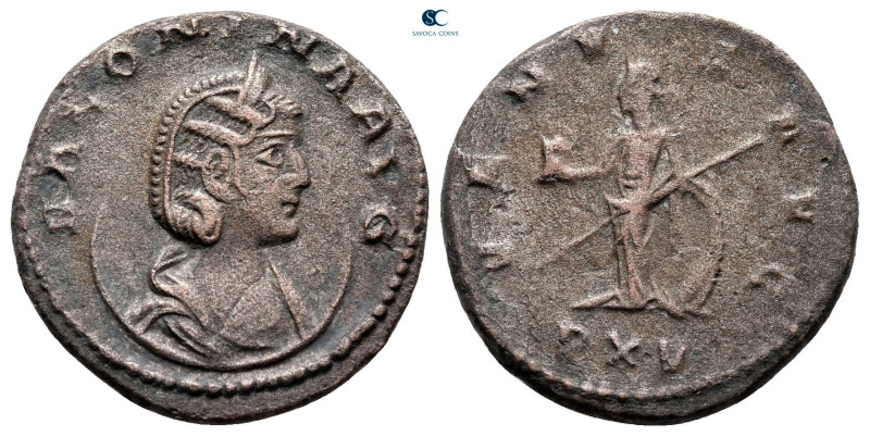 Salonina AD 254-268. Antioch
Billon Antoninianus

19 mm, 3,27 g



very f...