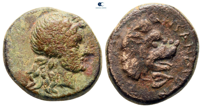 Troas. Antandros circa 350-340 BC. 
Bronze Æ

18 mm, 4,18 g



nearly ver...