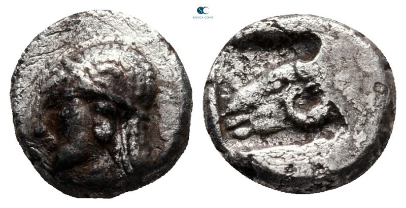 Troas. Kebren circa 500-450 BC. 
Diobol AR

10 mm, 1,20 g



very fine