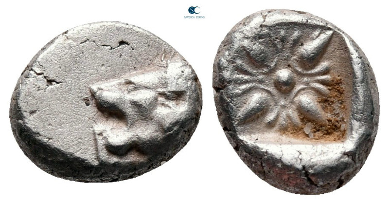 Ionia. Miletos circa 525-475 BC. 
Diobol AR

10 mm, 1,18 g



very fine